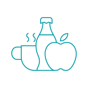 Icon Snacks und Koffein